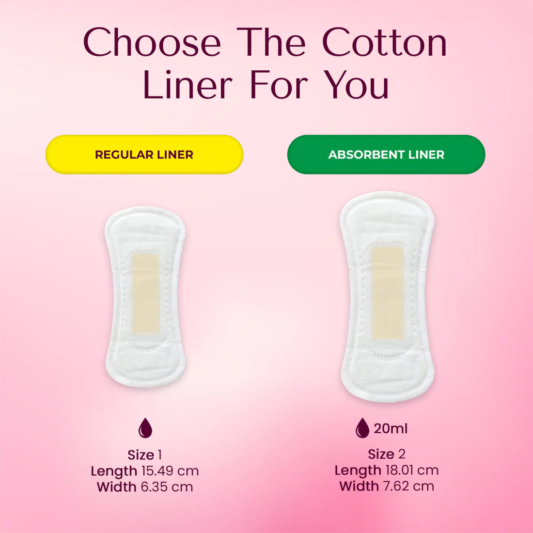 Organic Cotton Absorbent Panty Liners