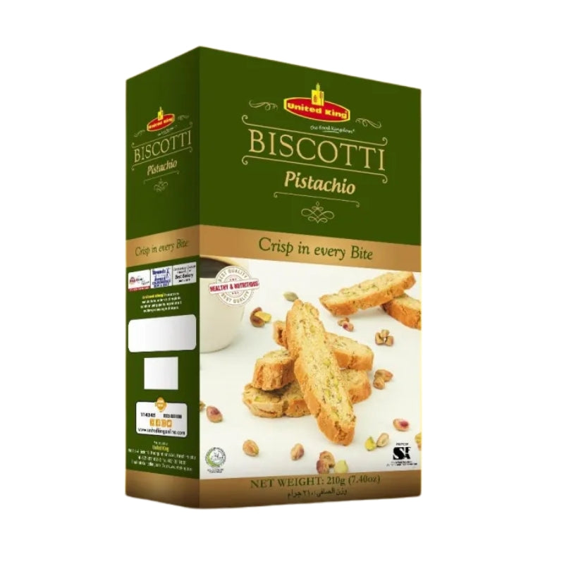 United King Pistachio Biscotti