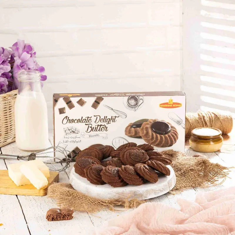 United King Chocolate Delight Butter Biscuits