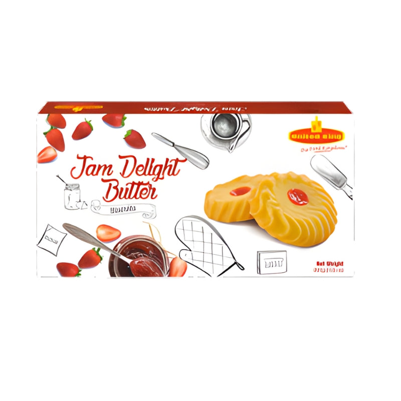 United King Jam Delight Butter Biscuits