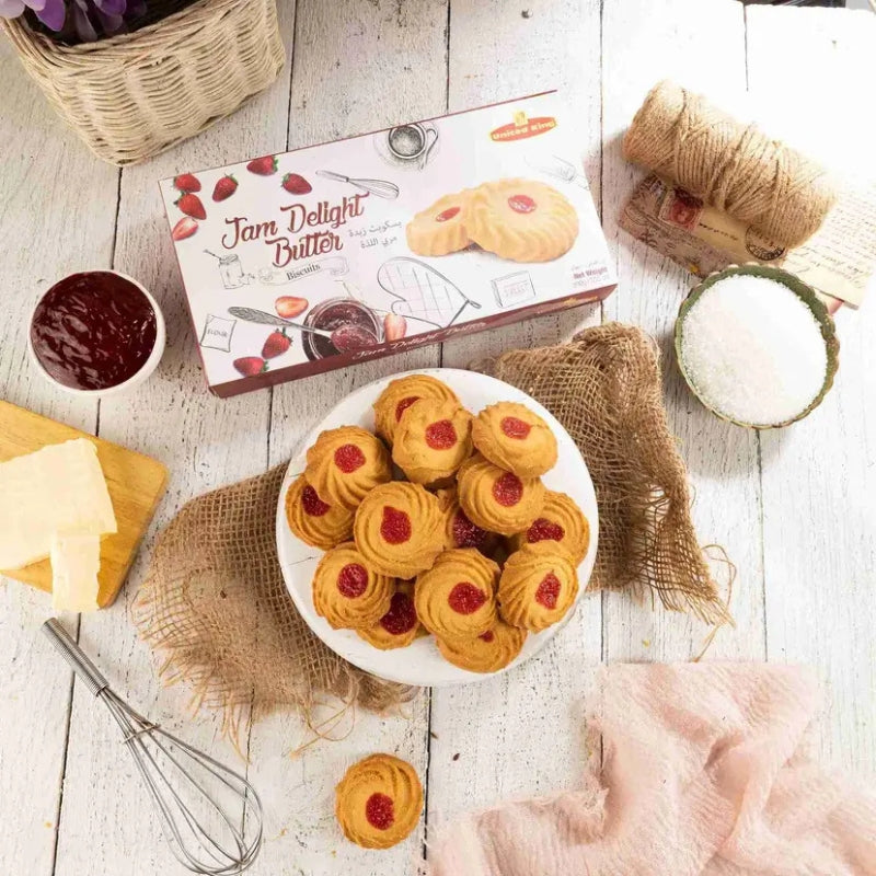 United King Jam Delight Butter Biscuits