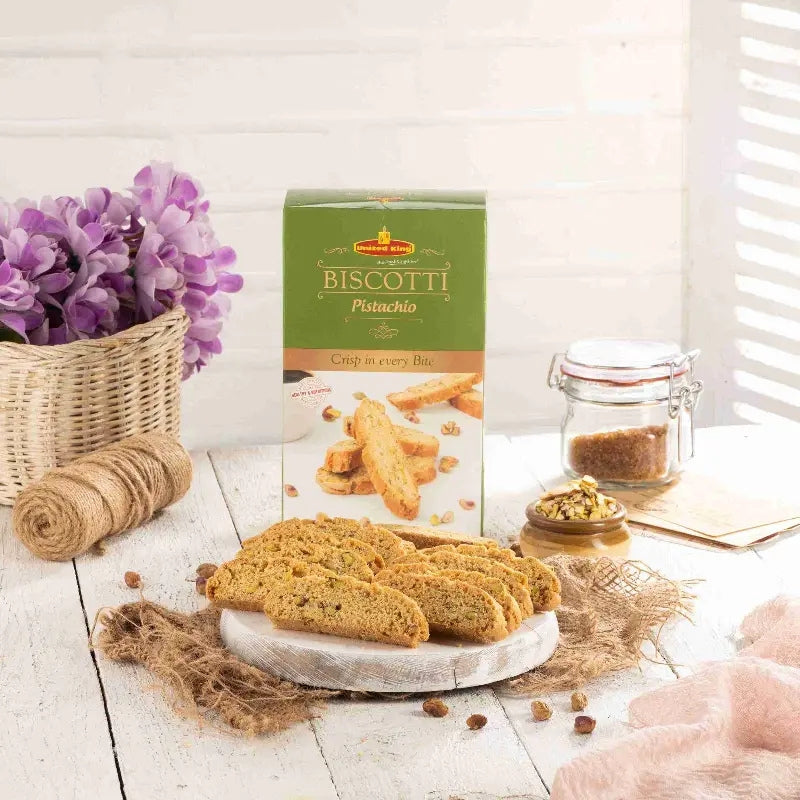 United King Pistachio Biscotti